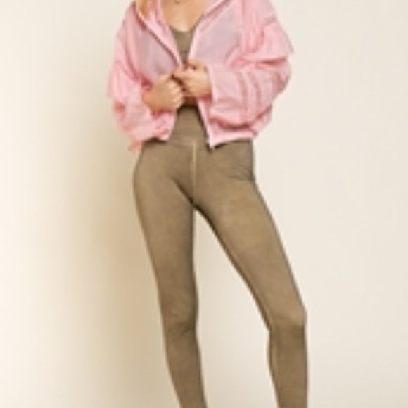 Last One! NWT POL Pink Hooded Light Weight Barbie Workout Jacket S/M/L - Picture 10 of 14